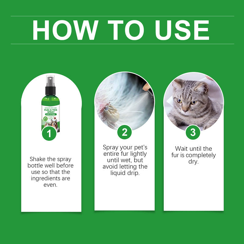 🍃Natural Flea & Tick Spray for Dogs and Cats🐾 Keep Your Beloved Pet Free from Pests-ABB8