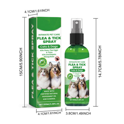 🍃Natural Flea & Tick Spray for Dogs and Cats🐾 Keep Your Beloved Pet Free from Pests-ABB8