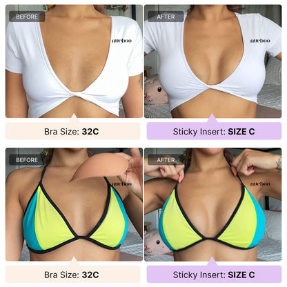 🎁BUY 1 FREE 1✨Invisible Lift Sticky Bra ✨-Inserts Prevents Nipple Slips,No Sewing Required-ABB8