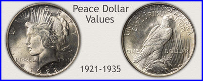 Last 8 Sets!!!The Complete Collection of 1921~1935 Peace Silver Dollar-ABB8
