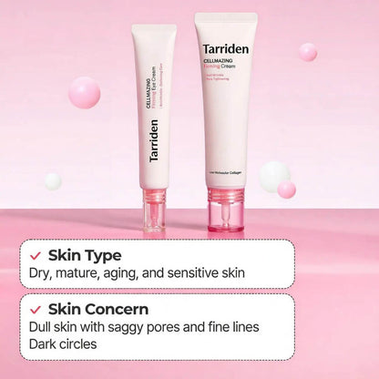 vervebead Firming Duo Set | Crease-Free Makeup Prep Duo with Firming Cream + Firming Eye Cream-GD