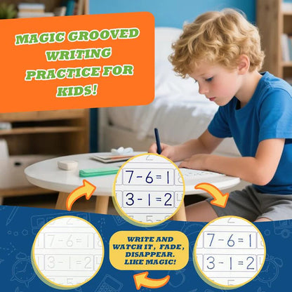 NileSands Reusable Grooved Handwriting Workbook for Kids-W18