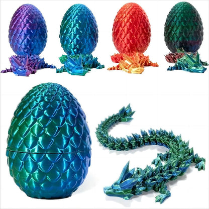 🏆Articulated 3D Dragon Toys with 3D Dragon Eggs🐉-Mythical Pieces Dragon🔥-ABB8