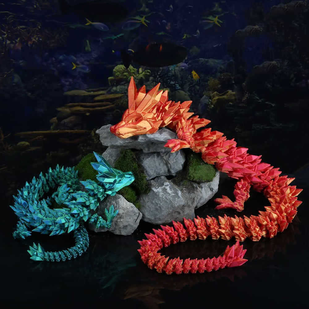 🏆Articulated 3D Dragon Toys with 3D Dragon Eggs🐉-Mythical Pieces Dragon🔥-ABB8