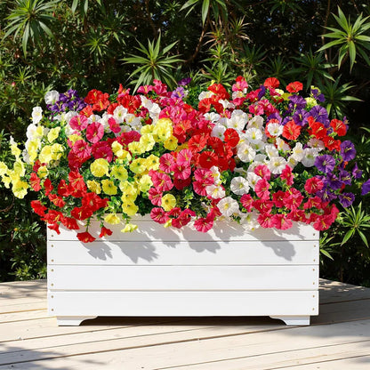 🌟🌈 Artificial Potted Plant🌹6pcs Faux Morning Glory Flower with UV Protective Function🔥-TJY